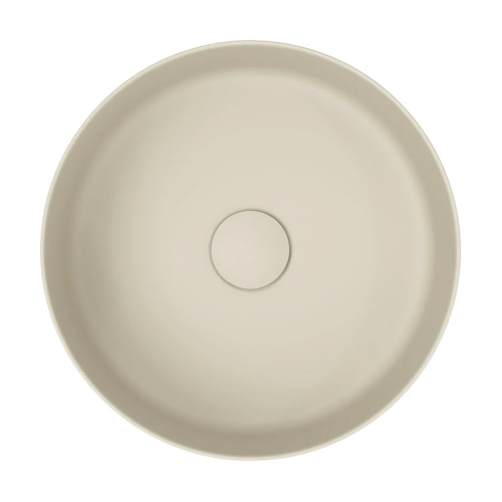Fienza RB3134MK Reba Above Counter Ceramic Basin, Matte Khaki