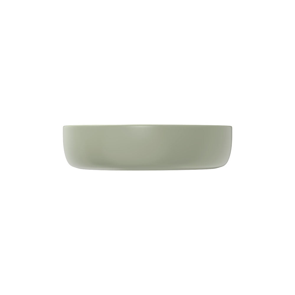 Fienza RB486MG Pebble Small Above Counter Basin, Matte Olive