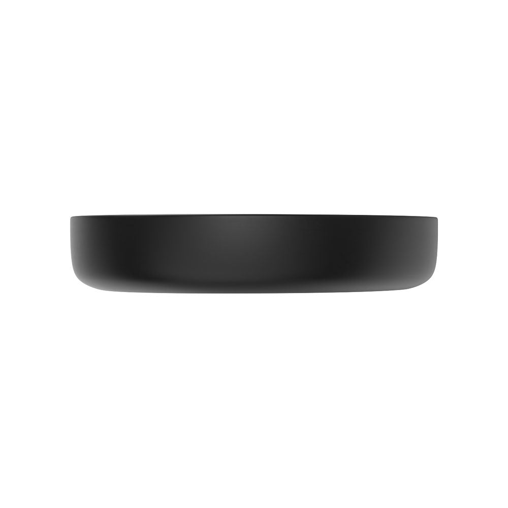 Fienza RB487B Pebble Medium Above Counter Basin, Matte Black