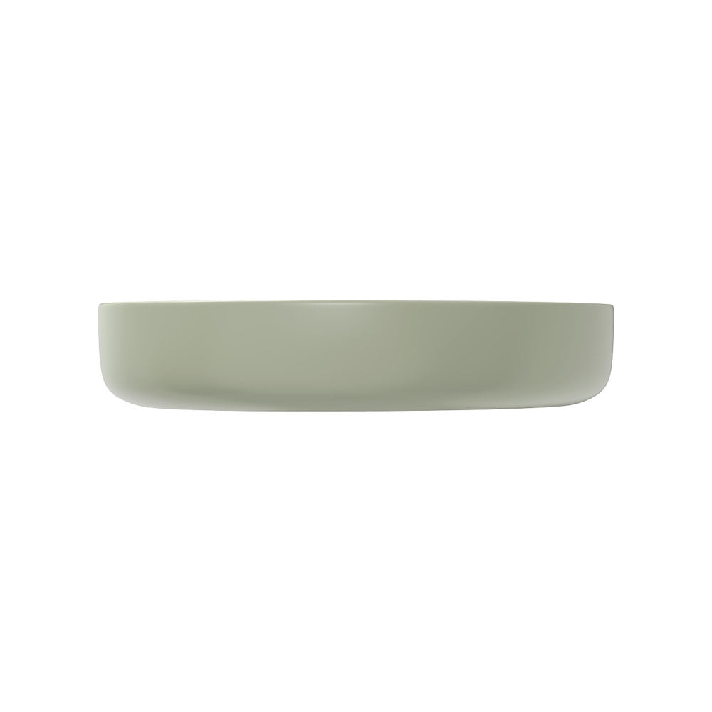 Fienza RB487MG Pebble Medium Above Counter Basin, Matte Olive