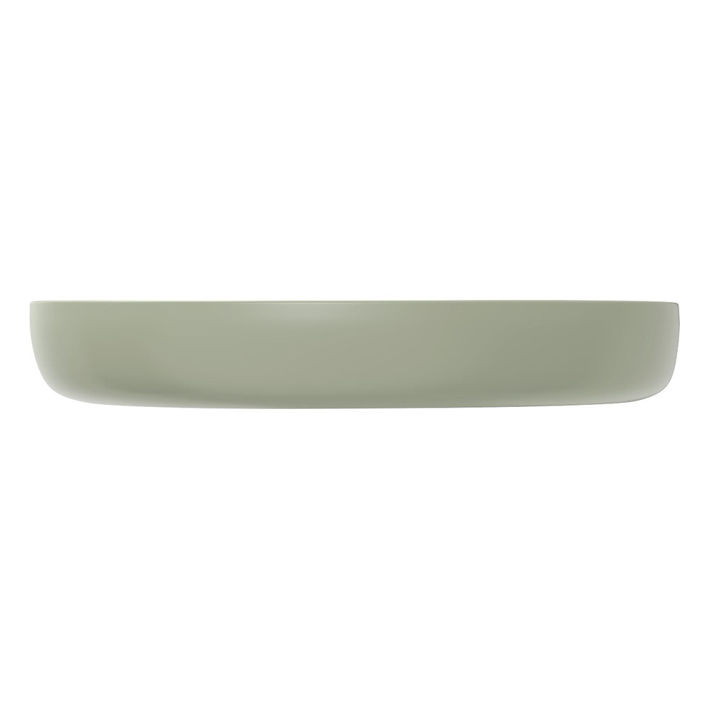 Fienza RB489MG Pebble Large Above Counter Basin, Matte Olive