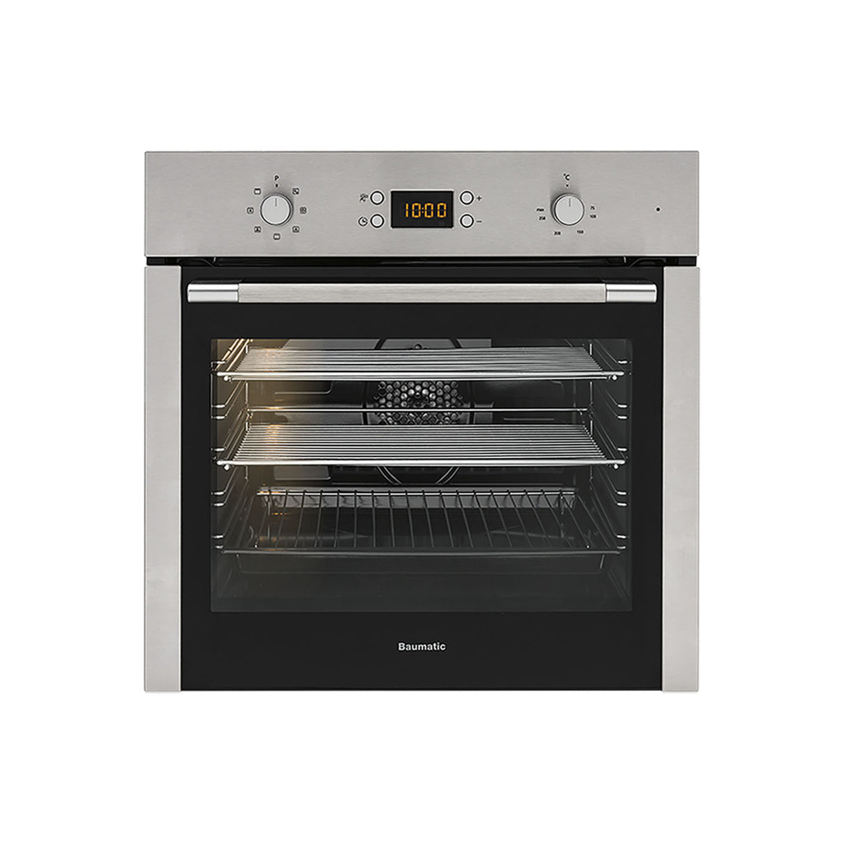 Baumatic RMO7 60cm Stainless Steel Electric Oven, 10amp Plug