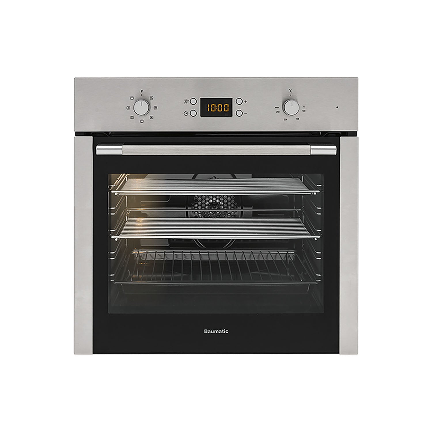 Baumatic RMO7 60cm Stainless Steel Electric Oven, 10amp Plug