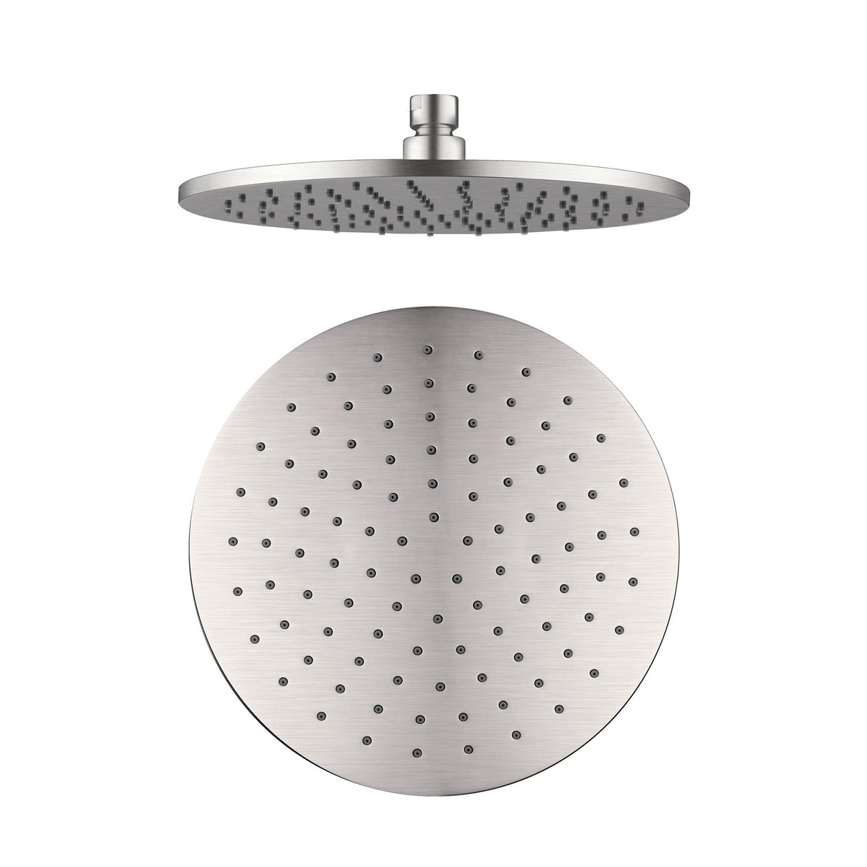 Nero NRROA1001BN Round Brass Shower Head 250mm - Brushed Nickel