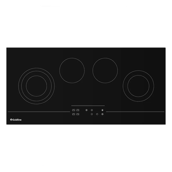 Goldline RZ94T1 93cm Ceramic Cooktop, Black