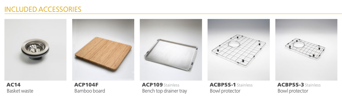Oliveri Sb35Ss Spectra Top Or Undermount 1 And 1/2 Bowl Stainless Steel Sink Kitchen Sinks