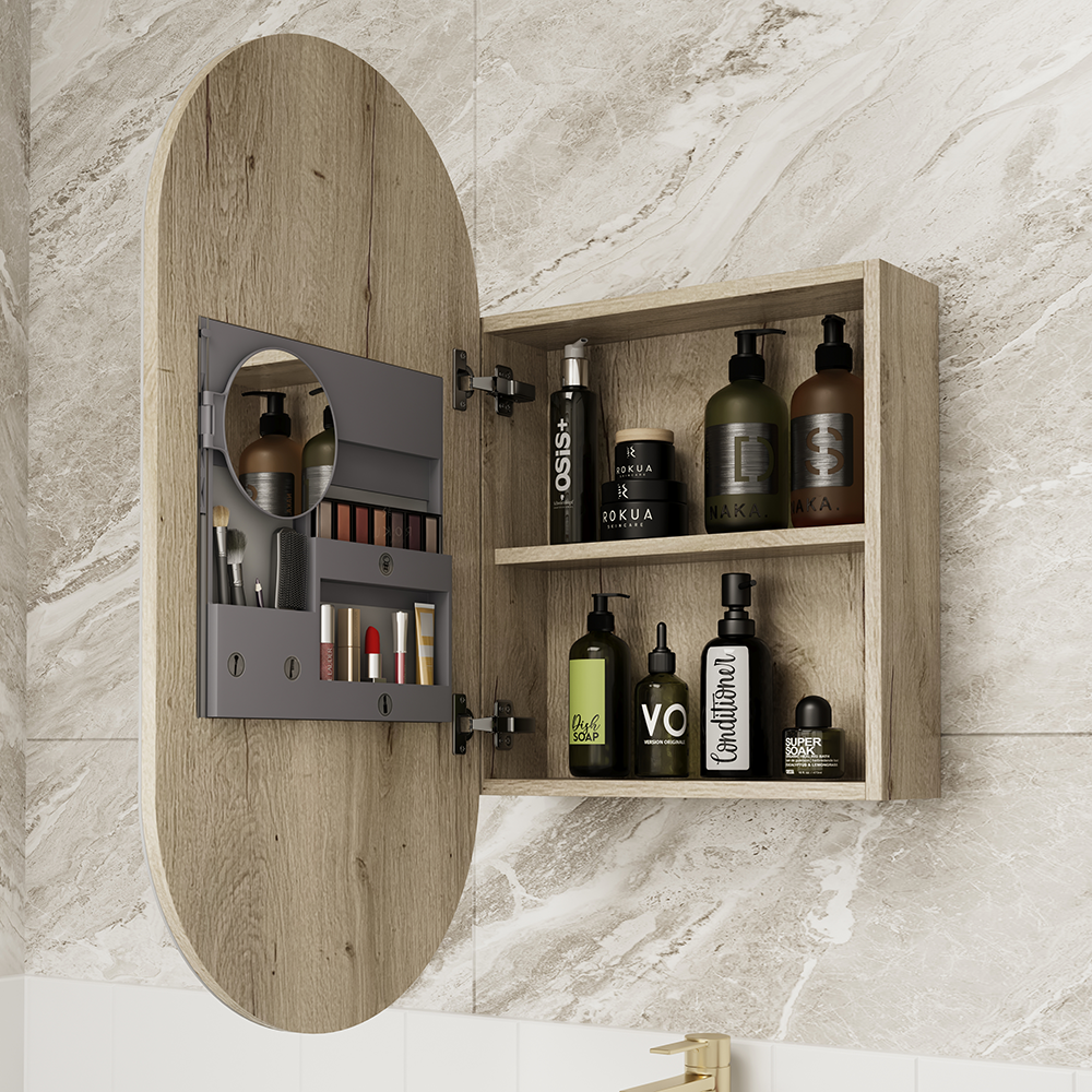 Aulic Beau Monde Oblong Max Shaving Cabinet 450 x 900mm SCBM-450-MAX Max Mirrors & Cabinets