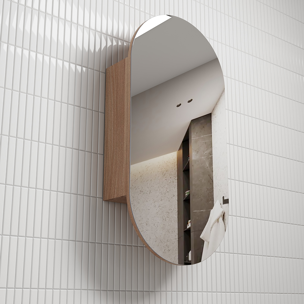 Aulic Beau Monde Oblong Mia Shaving Cabinet 450 x 900mm SCBM-450-MIA Mia Mirrors & Cabinets