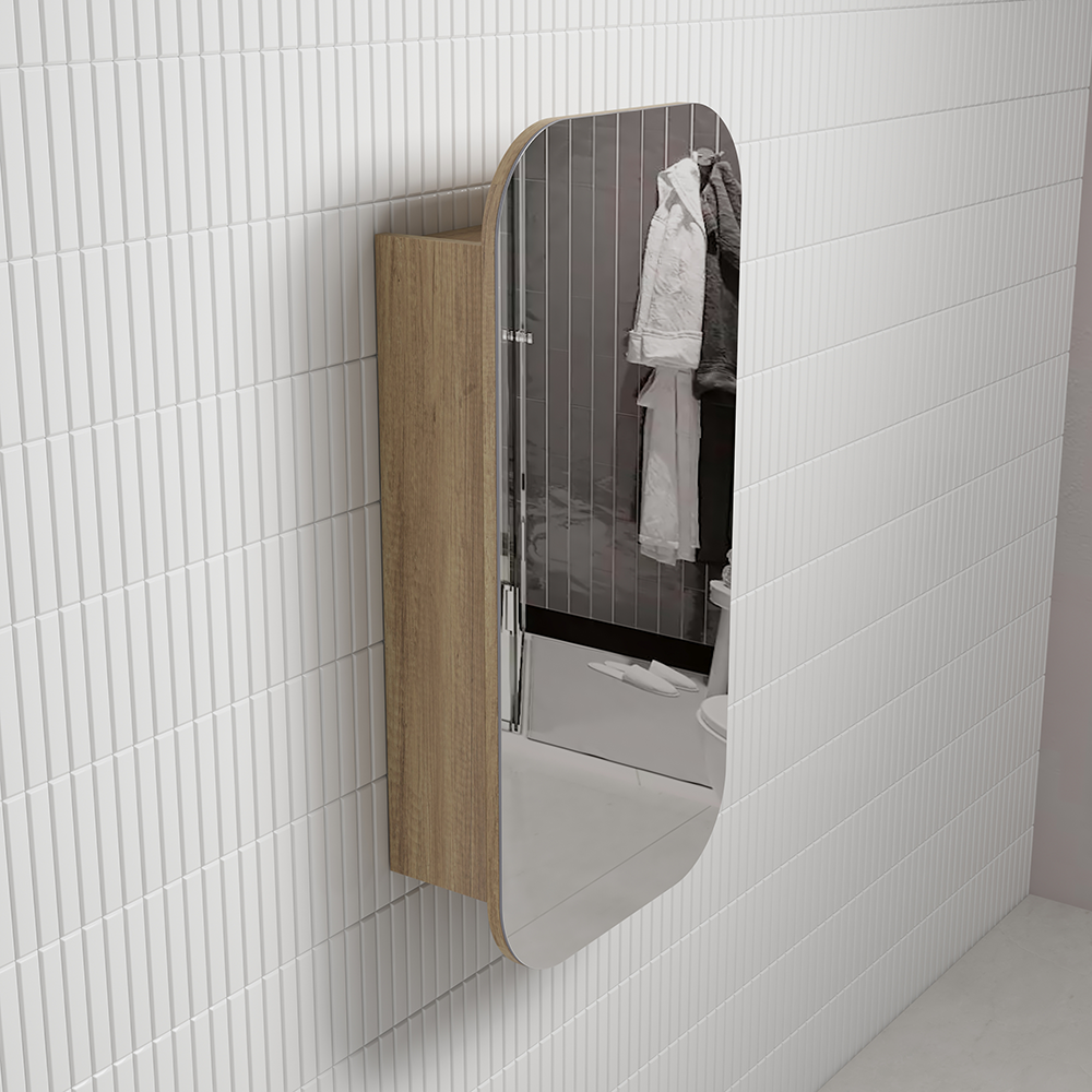 Aulic Vienna Carita Shaving Cabinet 450 x 900mm SCVIE-450-CR Mirrors & Cabinets