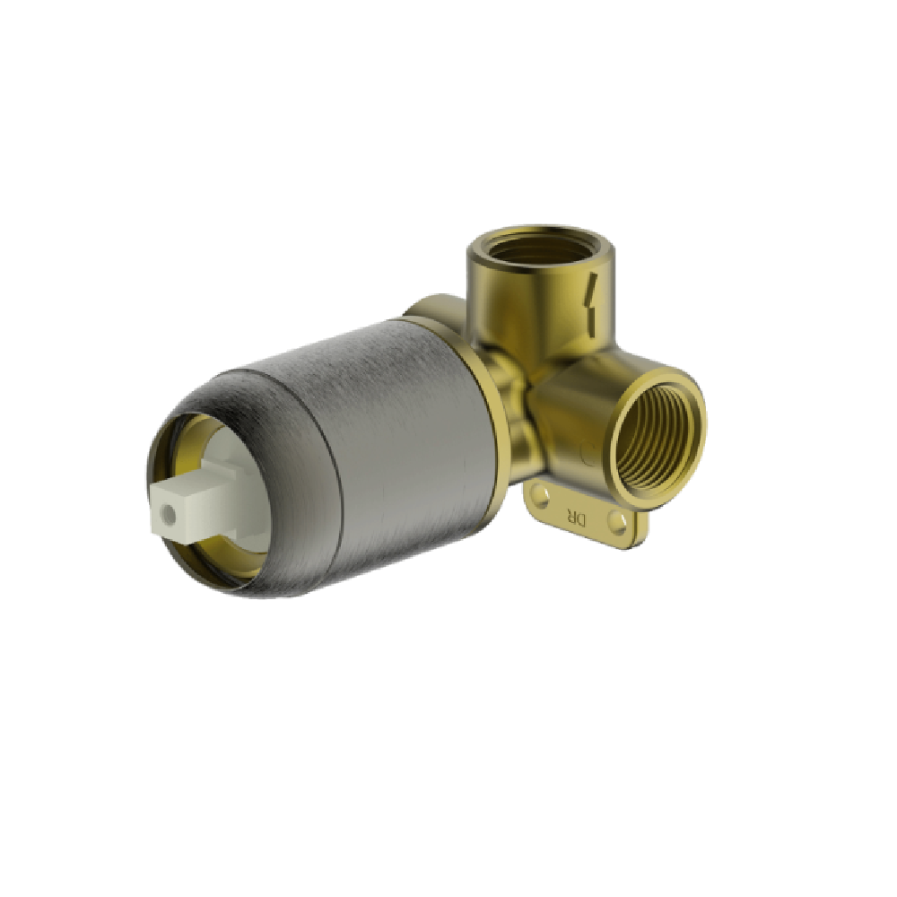 Abey Park Avenue Shower Mixer, Internal (In Wall Body), Gunmetal, SH-INT-GM