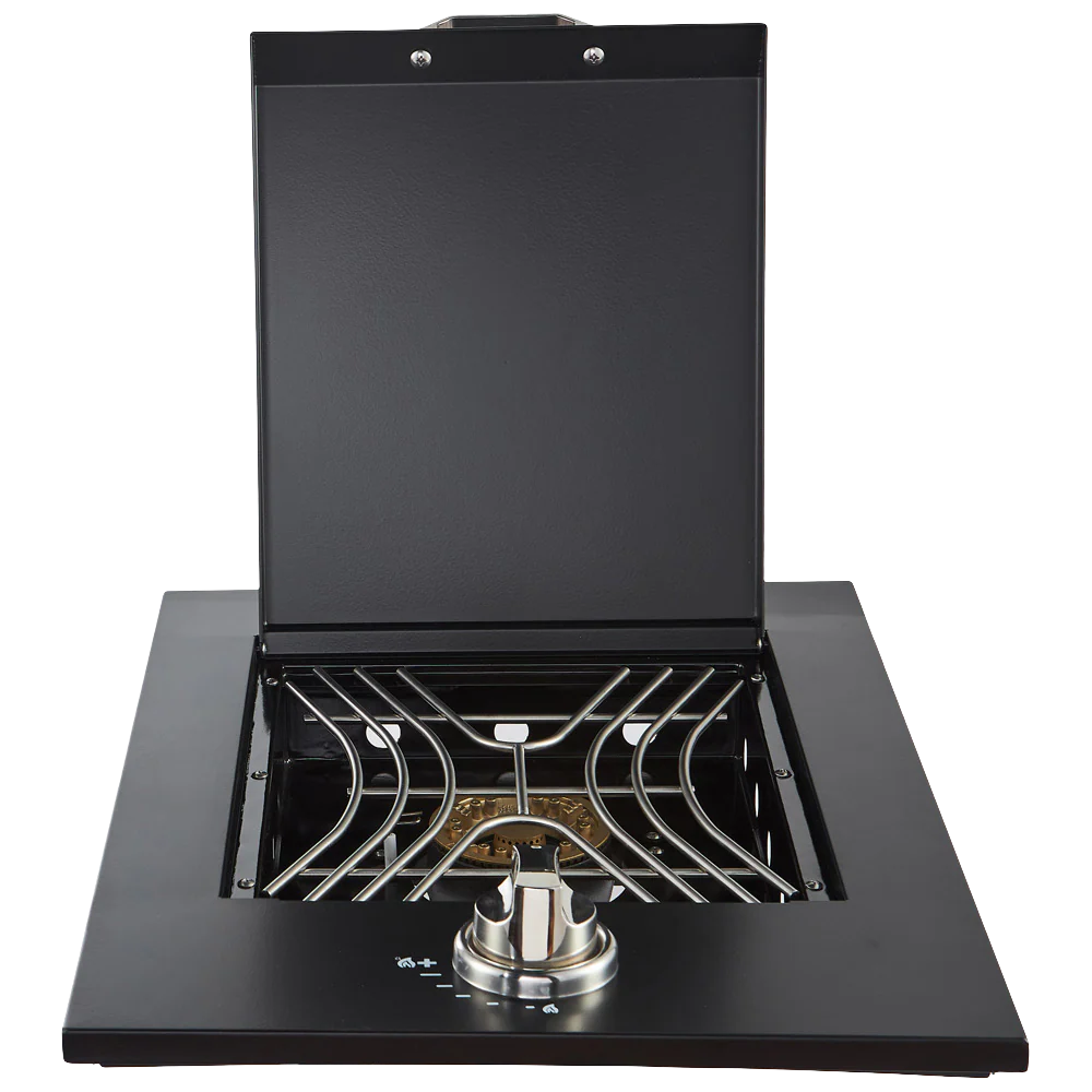 Smart SMA-DSG0010BLK Drop-In Side Burner Gas BBQ Cooktop in Black