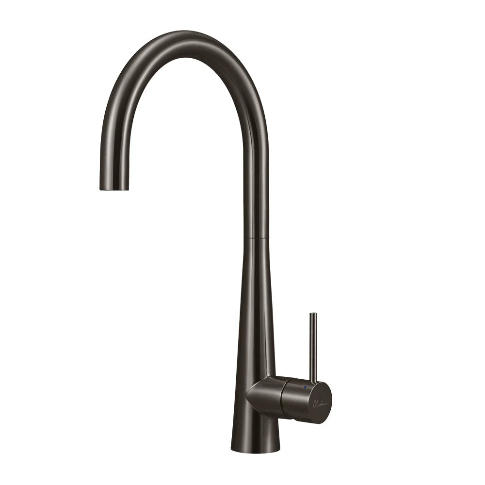 Oliveri SS31620-GM Essente 316 Goose Neck Mixer, Gun Metal
