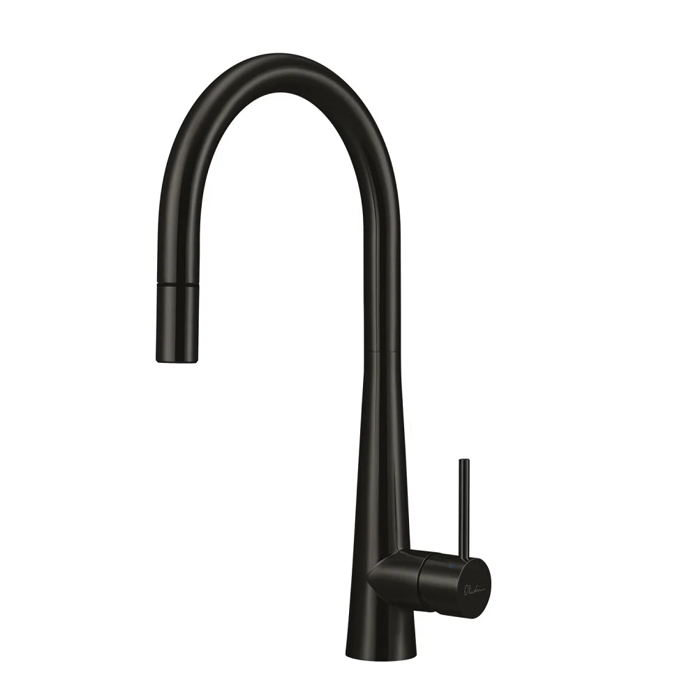 Oliveri SS31625-BL Tap Pull-out Gooseneck Lead Free, Black
