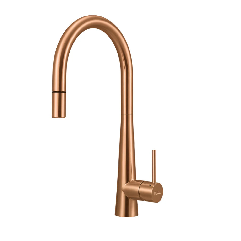 Oliveri SS31625-CU Tap Pull-out Gooseneck Lead Free, Copper