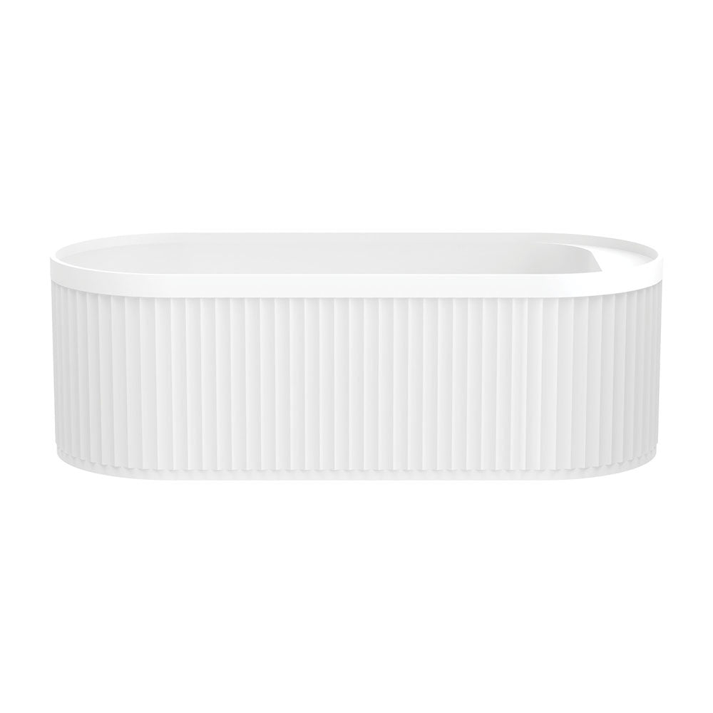 Fienza ST20-1700 Minka Solid Surface Bath, 1700mm, Matte White