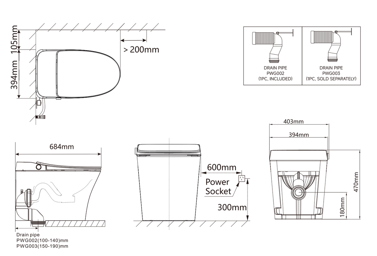 Lafeme ST25-L Neovanta Luxury Smart Toilet