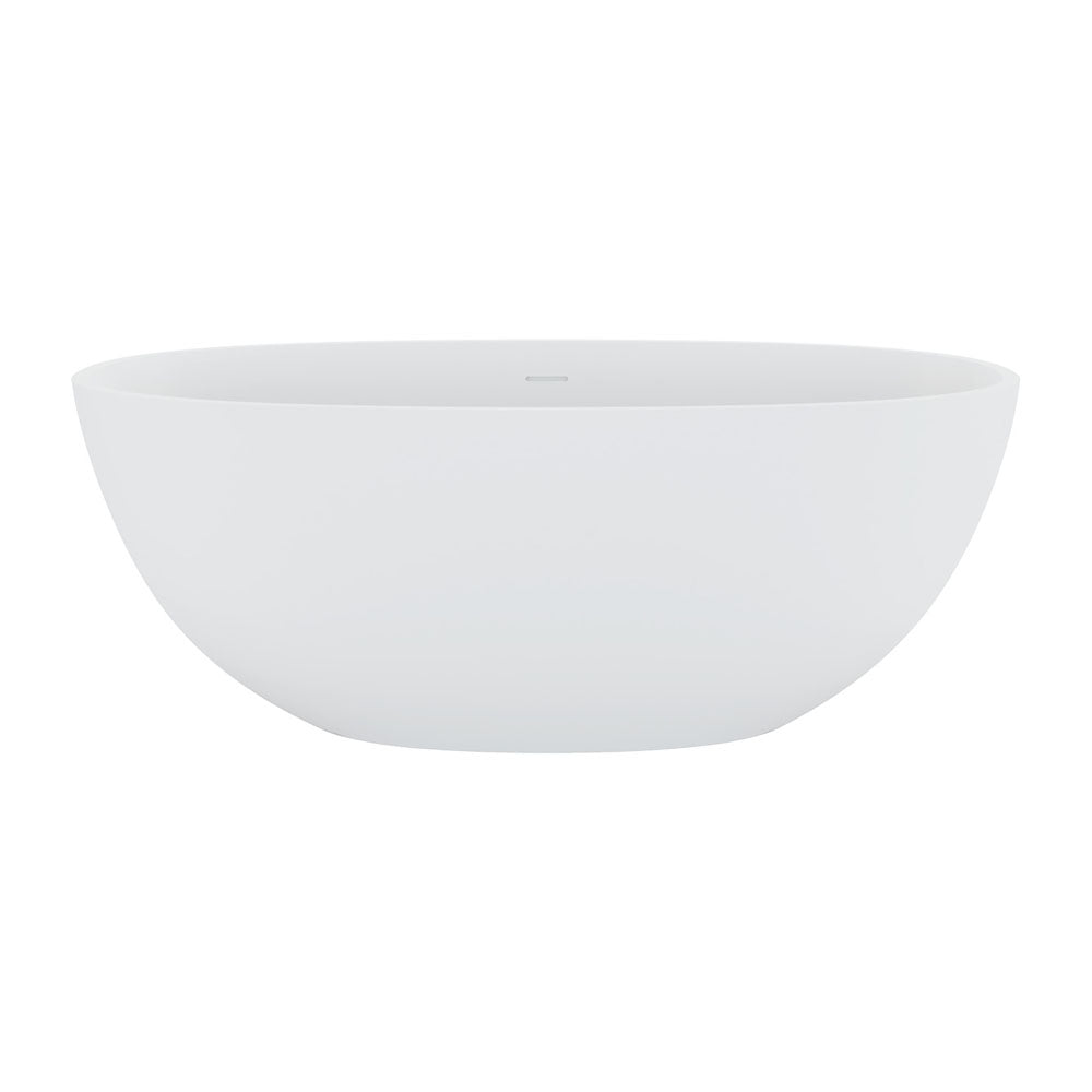 Fienza ST28-1550 Sasso Freestanding Stone Bath 1500mm, Matte White