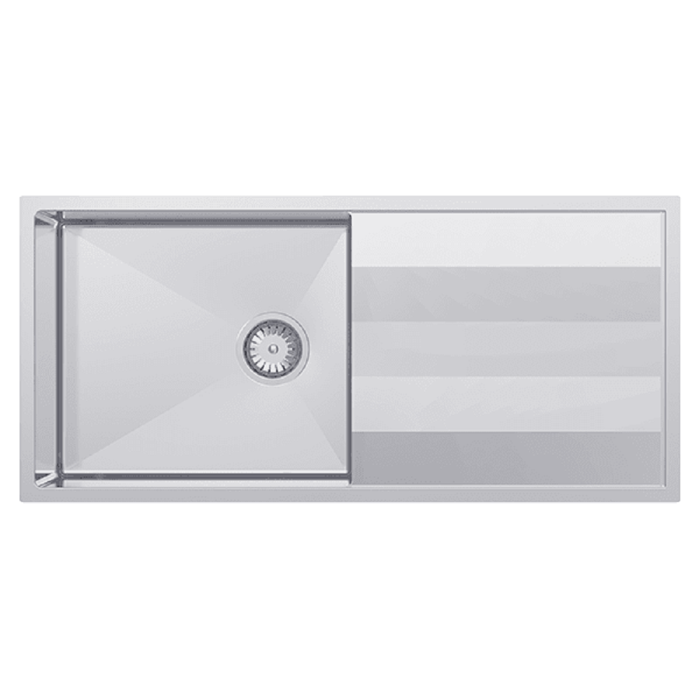 Abey Lugano Single Bowl Sink, 960x440mm, Stainless Steel, ST460SU