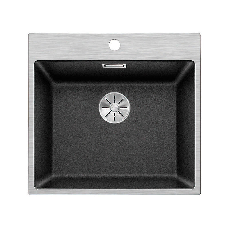 Blanco Made In Germany Sub500Ifak5 Steelframe Sink With Tap Ledge Granite Kitchen Sinks