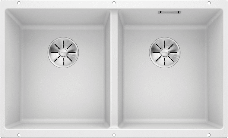 Blanco Sub350350Uwk5 White Granite Kitchen Sink Sinks