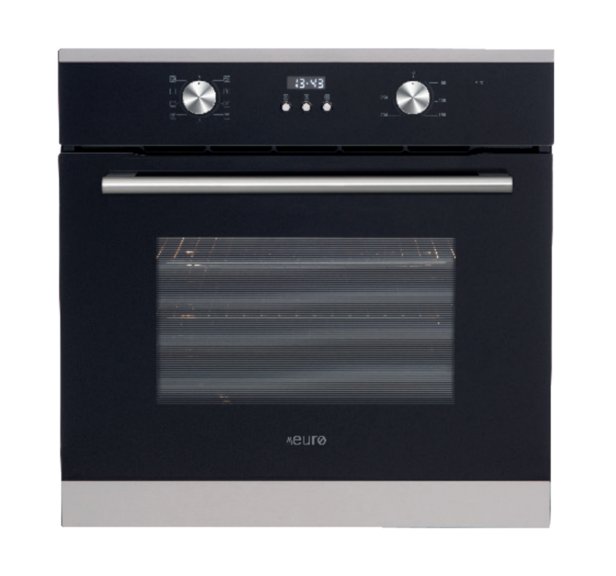 Euro Appliances Eo608Sx Black & Stainless Steel Electric Oven Oven