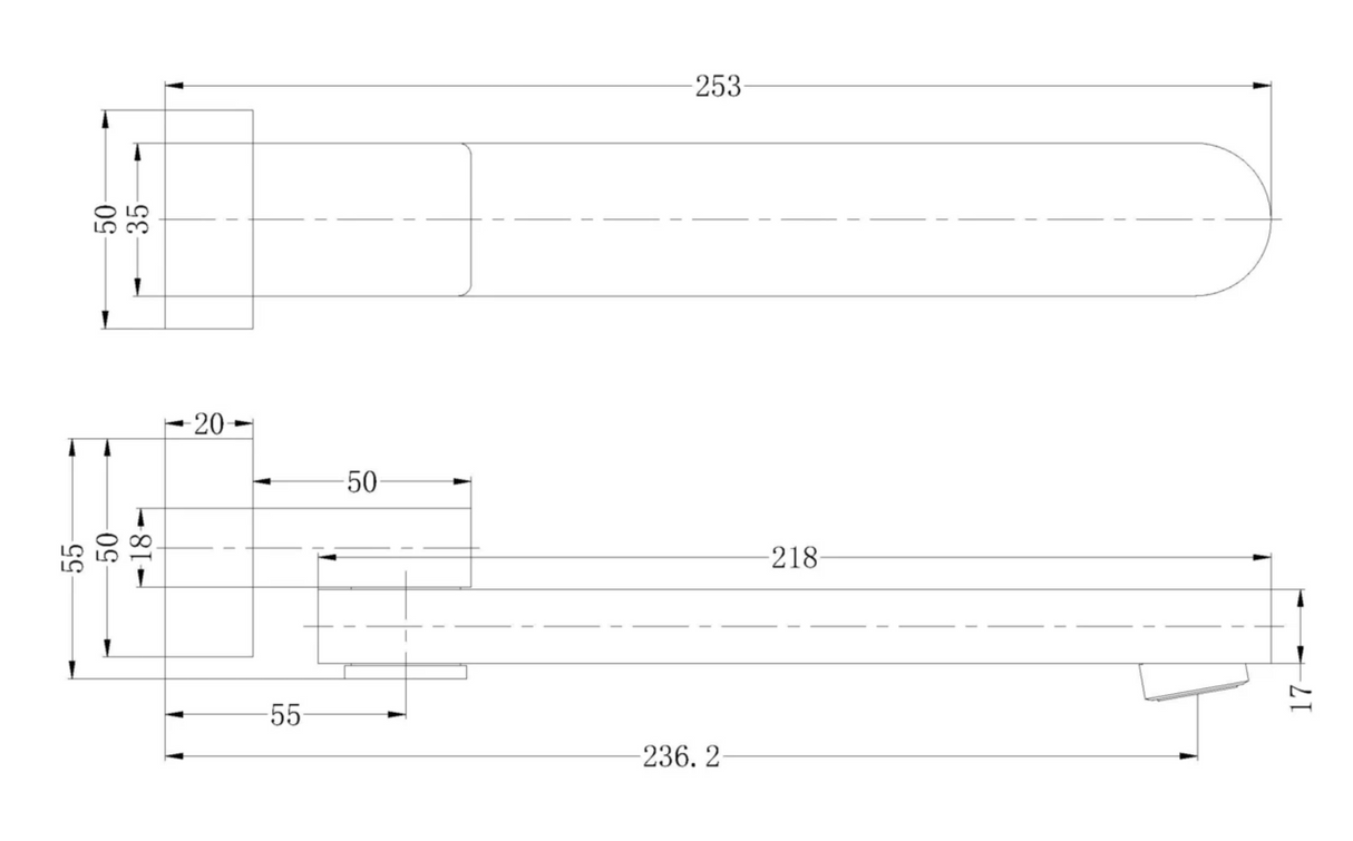 Nero NR207CH Bianca Swivel Bath Outlet - Chrome
