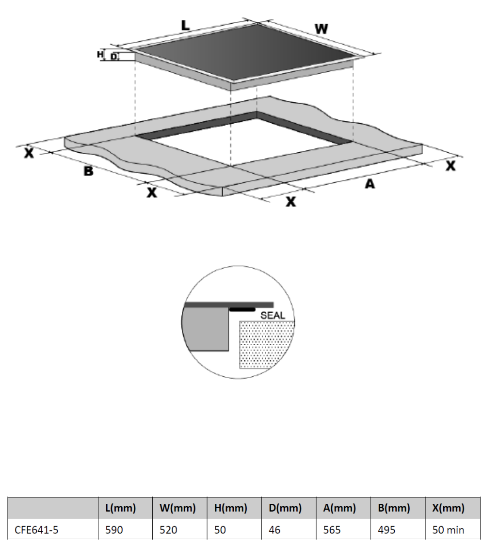 Technika Cfe641-5 60Cm Ceramic Electric Cooktop