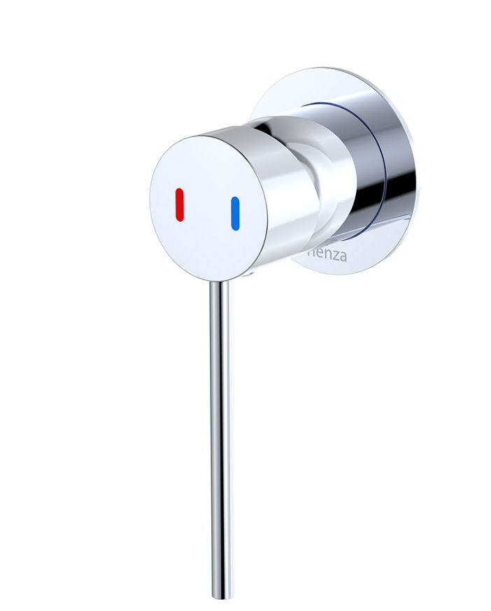 Fienza 228101D-LF Kaya Small Round Plate Wall Mixer 1428.1:2021 - Chrome