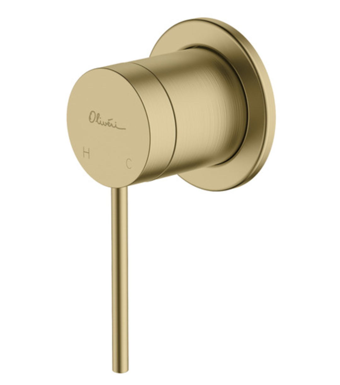 Oliveri VE111503CG Venice Classic Gold Wall Mixer