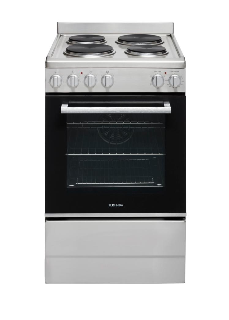 Technika TFS54FC-SES 540mm Stainless Steel 5-Function Electric Freestanding Cooker