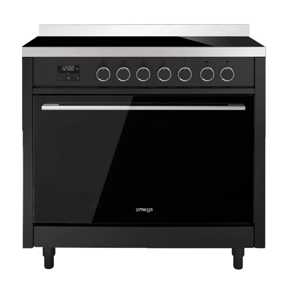 Omega OFOIC908BCOM 90cm Freestanding Induction Stove