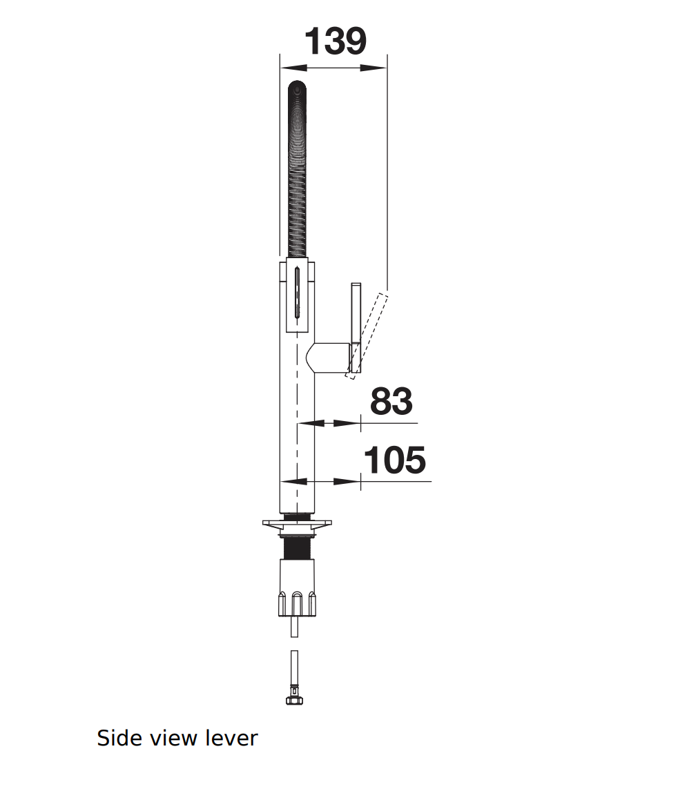 Blanco CULINA-S II Sensor Semi-Pro Mixer Tap PVD Steel 527494