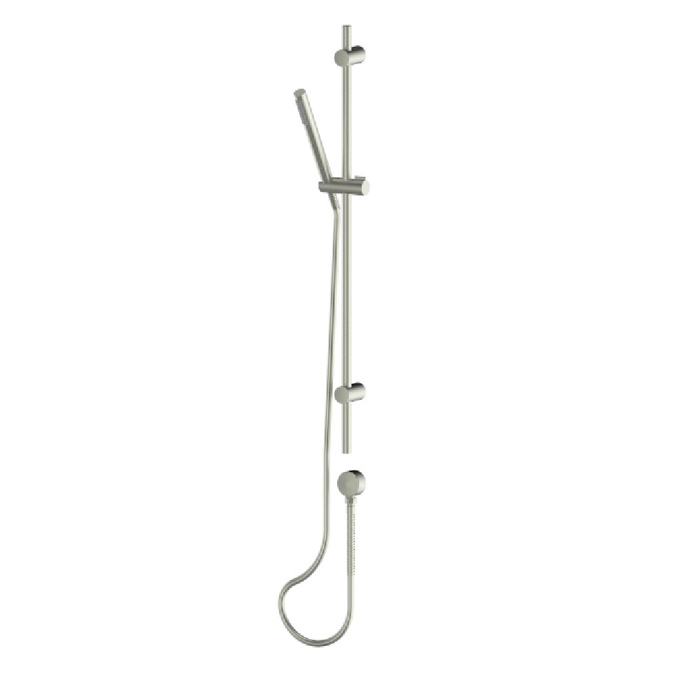 Greens Rocco Pin Rail Shower, PVD Brushed Nickel, 528100BN