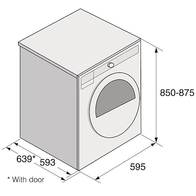 ASKO T208HWAU 8kg Heat Pump Dryer White - ASKO Factory Seconds - Heat Pump Dryers