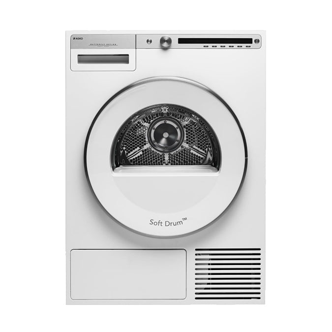 ASKO T408HD 8kg Logic Heat Pump Dryer White - ASKO Factory Seconds - Heat Pump Dryers