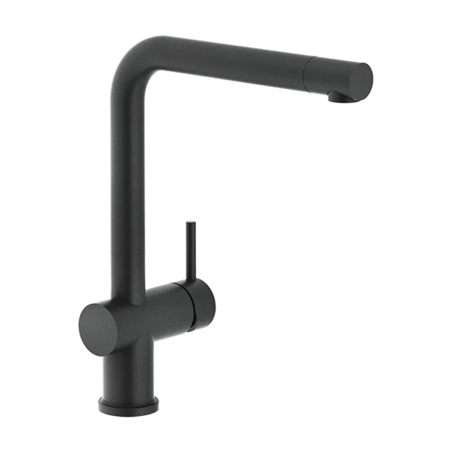 Franke TA7610MB Active L-Shape Mixer Tap, Matt Black