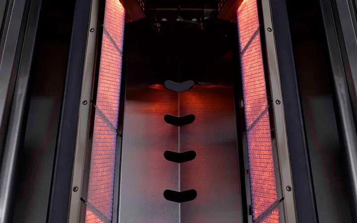 CROSSRAY TCS2-IBL 2 Burner Gas Drop In BBQ, Stainless Steel