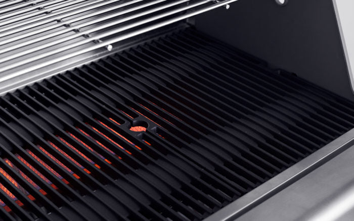 CROSSRAY TCS4PL Infrared 4 Burner Trolley BBQ, Stainless Steel