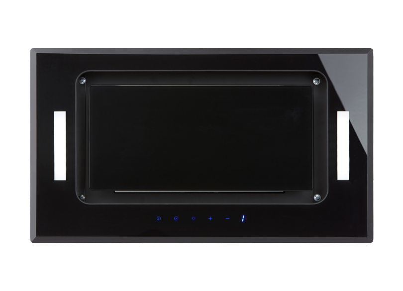 Technika TGU52BK 52cm Black Glass Undermount Rangehood