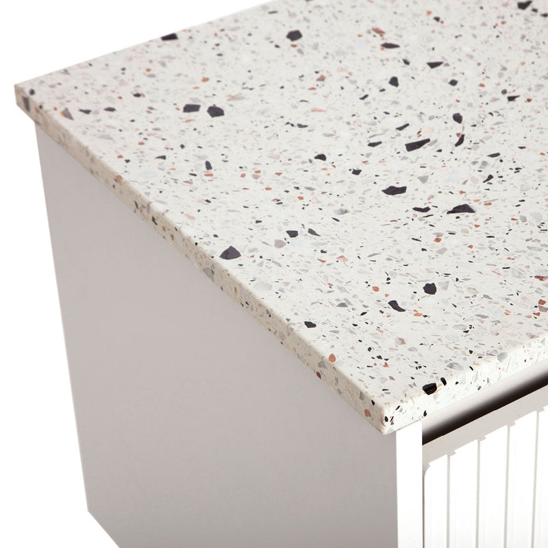 Fienza 600mm Terrazzo Nougat Stone Top, Full Depth, 510-113, One Tap Hole, Single Bowl - Special Order