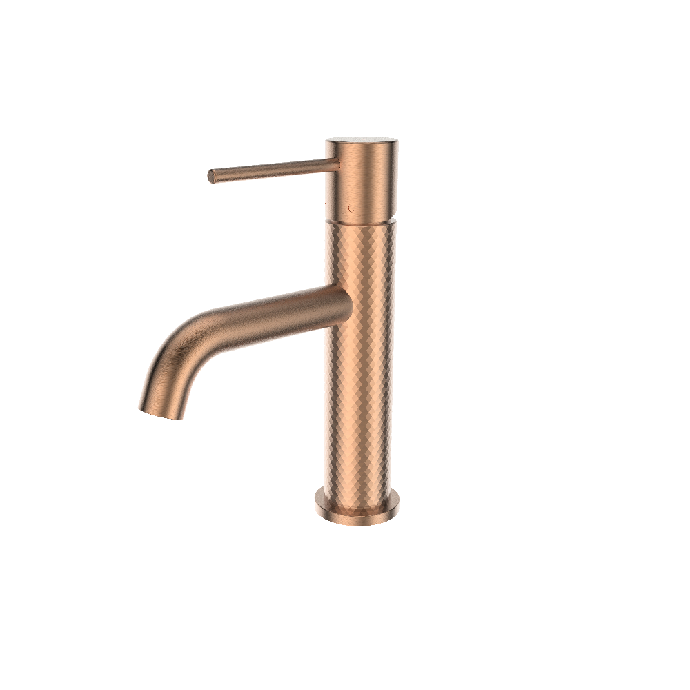 Greens Tesora Basin Mixer, PVD Brushed Copper, 21302558