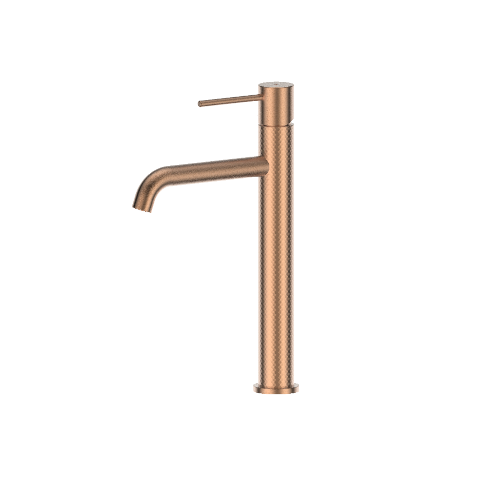 Greens Tesora Tower Basin Mixer, PVD Brushed Copper, 21302568