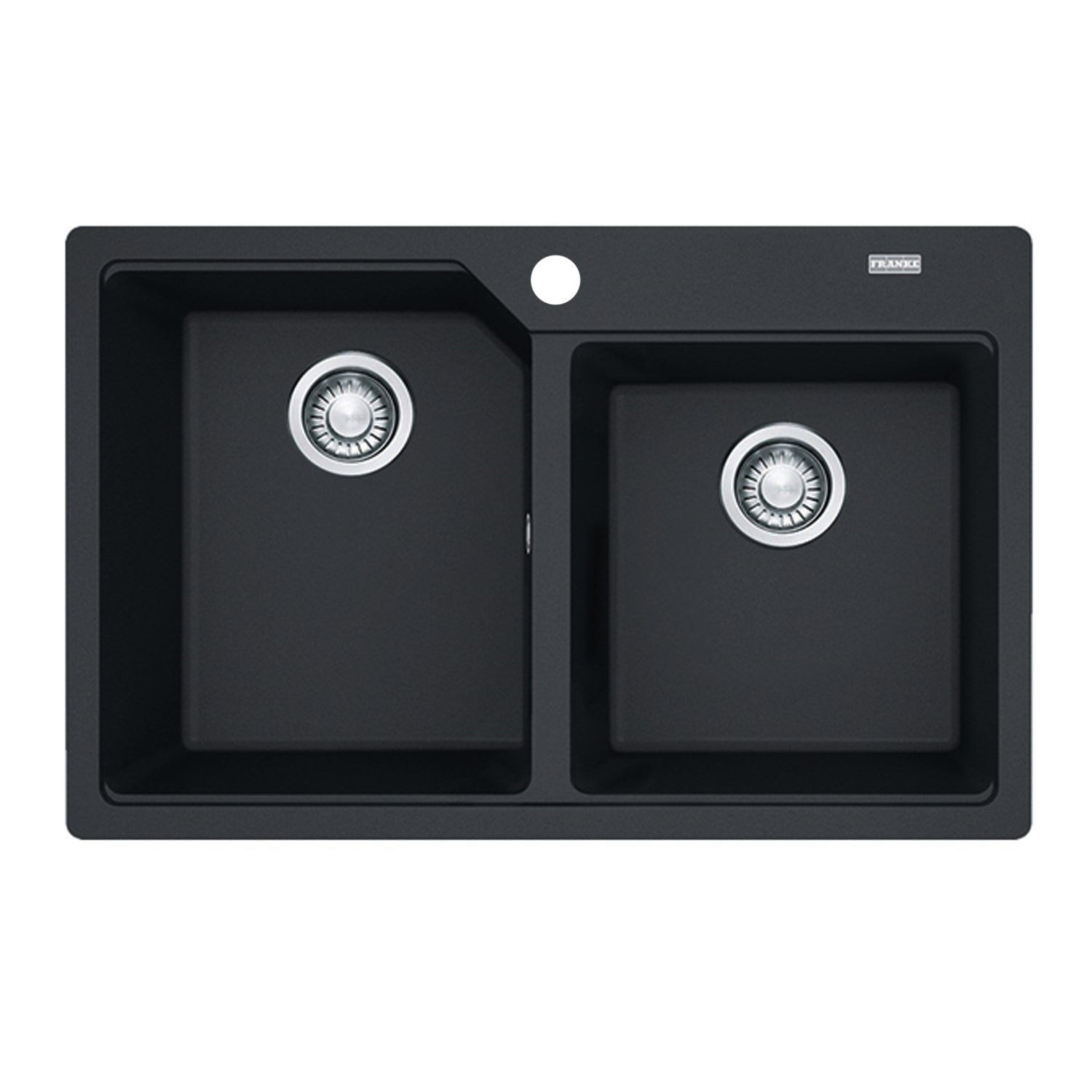 Franke Urban 1 and 3/4 Bowl Topmount Sink Onyx, UBG620-78ON