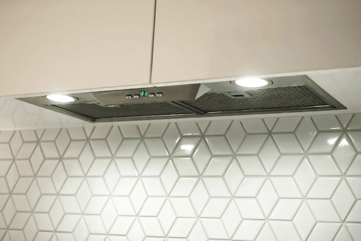 Schweigen UM1170-6SP 60cm Silent Undermount Rangehood, 1600m3/hr, Stainless Steel