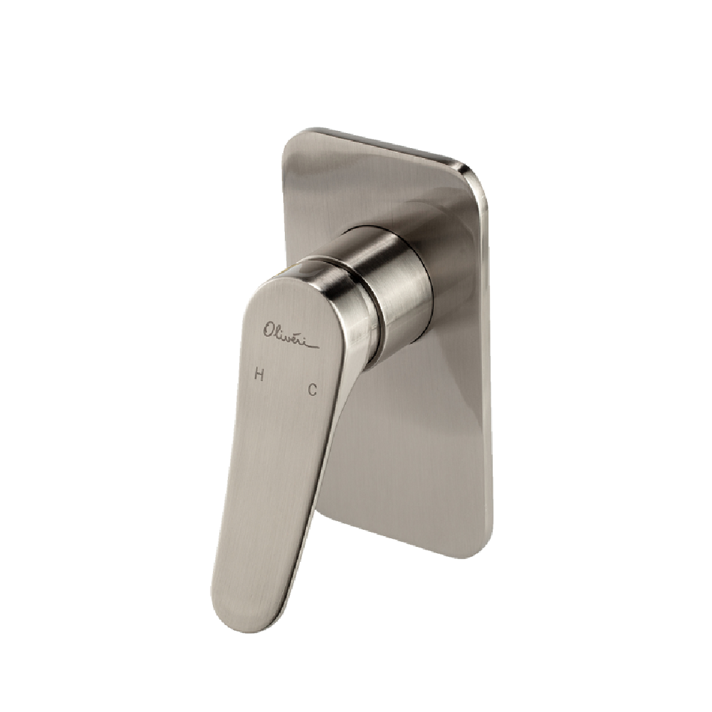 Oliveri Verona Wall Mixer, Brushed Nickel, VA303502BN