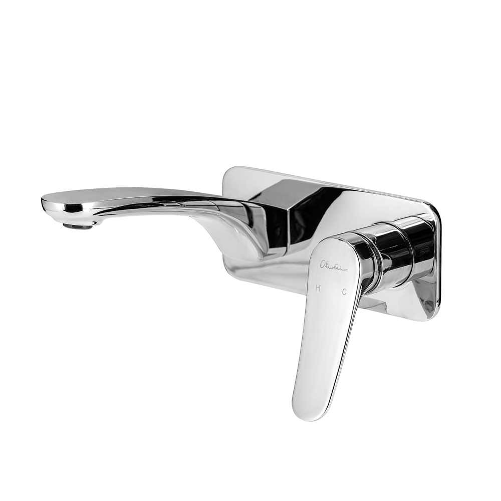 Oliveri Verona Wall Mixer Set, Trim, Chrome, VA305500CR-TK