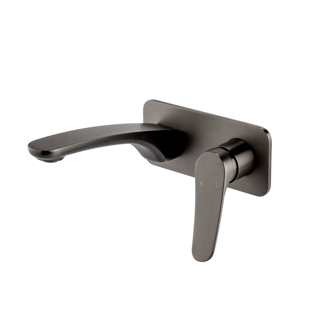 Oliveri Verona Wall Mixer Set, Gunmetal, VA305505GM