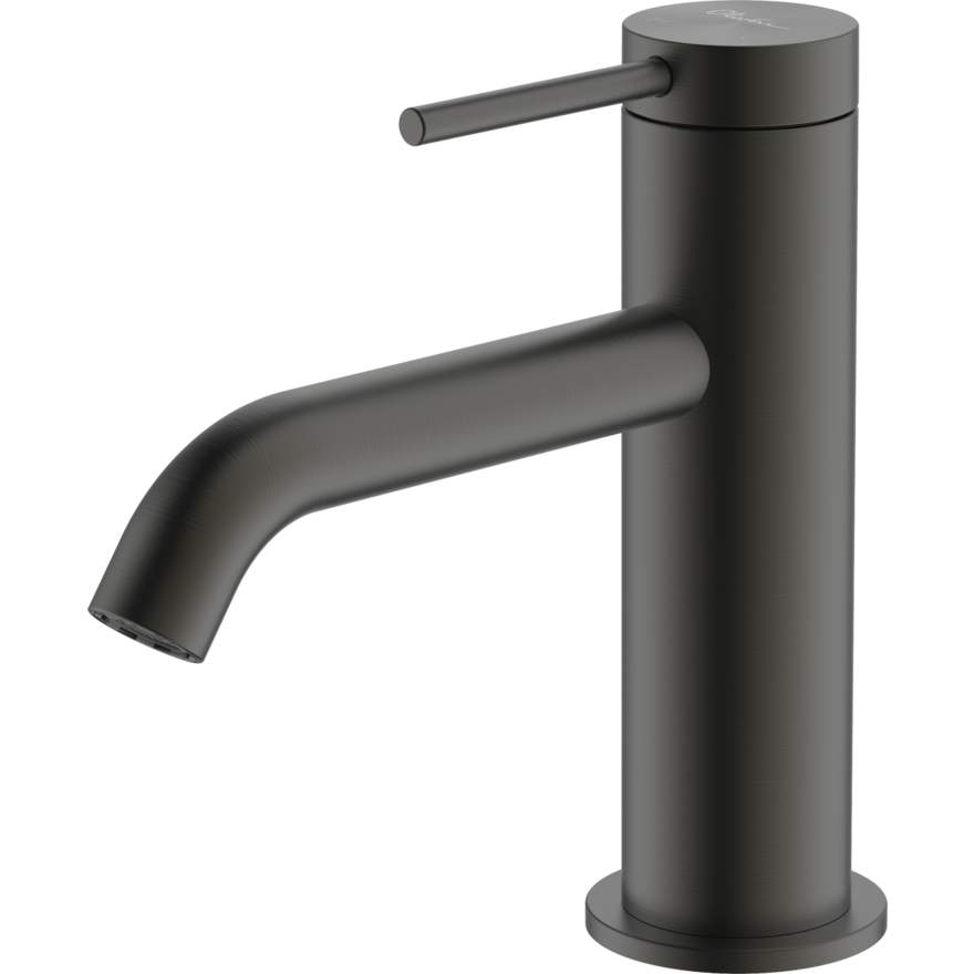 Oliveri Venice VE103505GM Gun Metal Curved Basin Mixer