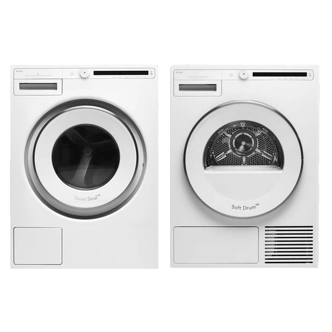 ASKO Laundry Bundle AL02 W2084C 8kg Front Load Washing Machine & T208HWAU 8kg Heat Pump Dryer - Factory Seconds