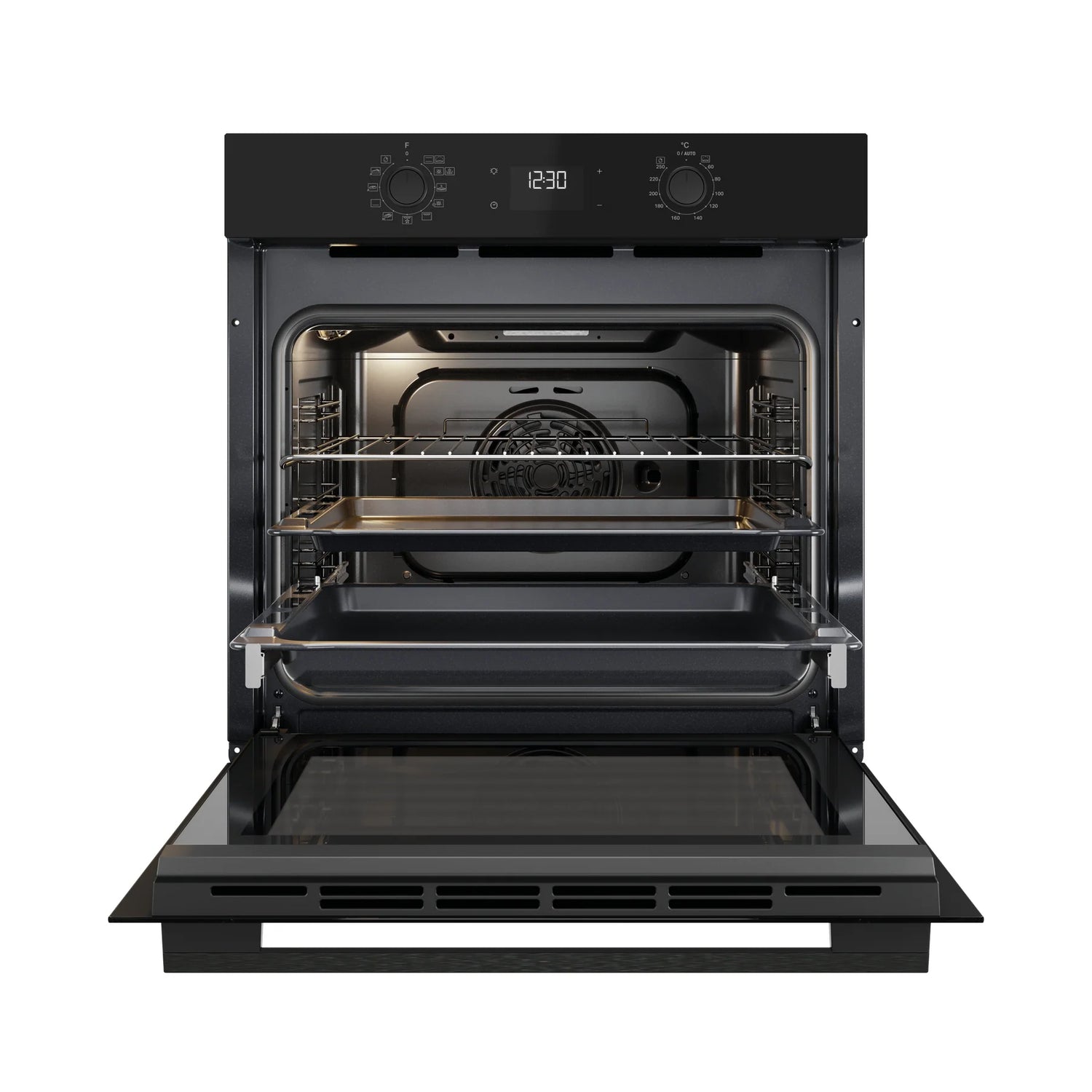 Whirlpool W4OMK581HU1BAUS 60cm Air Fry Multi-Function Smart Hydrolytic Clean Oven in Black